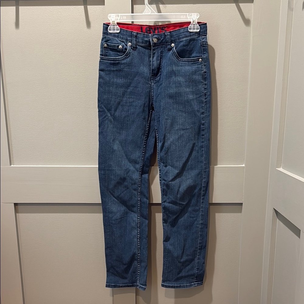 Levi's Denim Pants with Red Accents